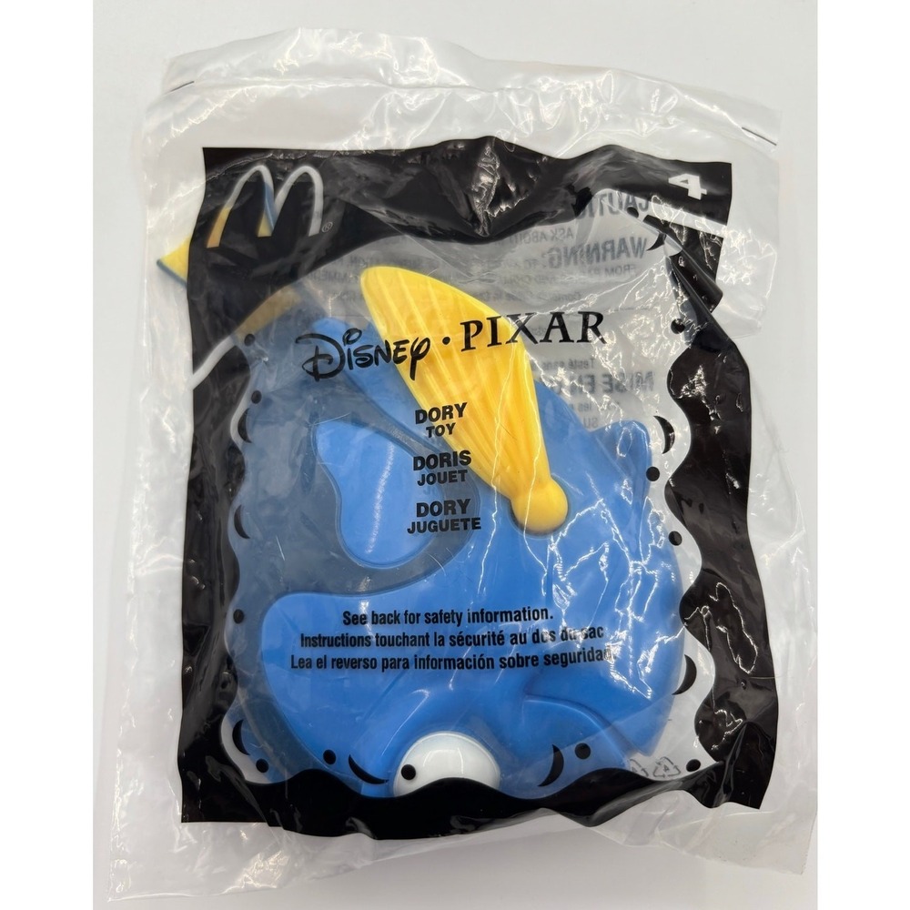 2005 Disney Pixar McDonald's Happy Meal‎ Toy #4 DORY - Sealed